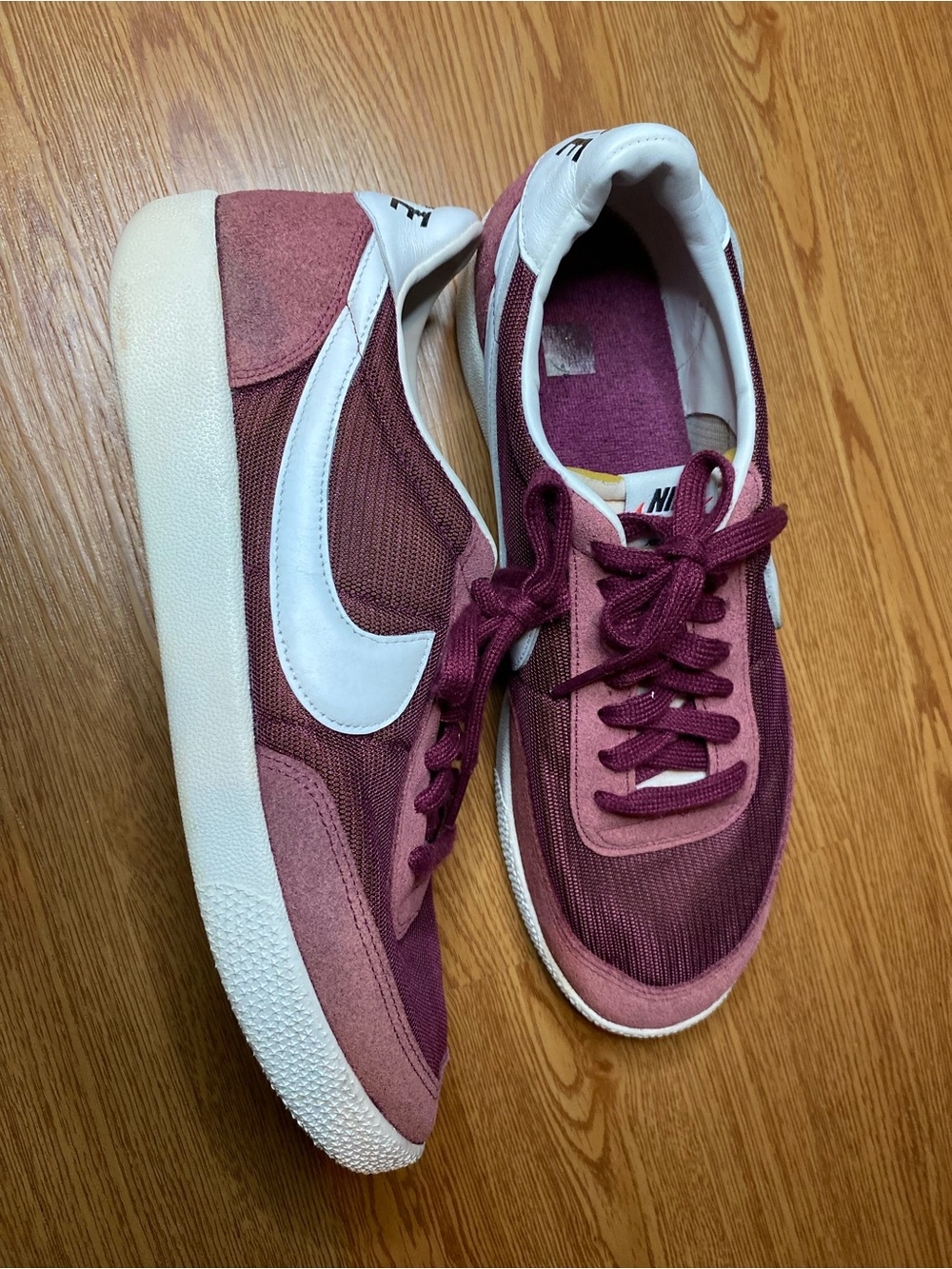 Nike Women’s Sneakers in Burgundy and Dusty Pink